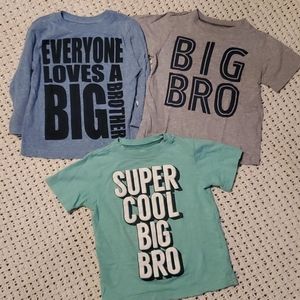 "Big Brother" 3-Bundle Shirts Size 3t